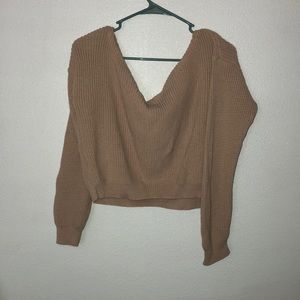 Prettylittlething long sleeve crop top